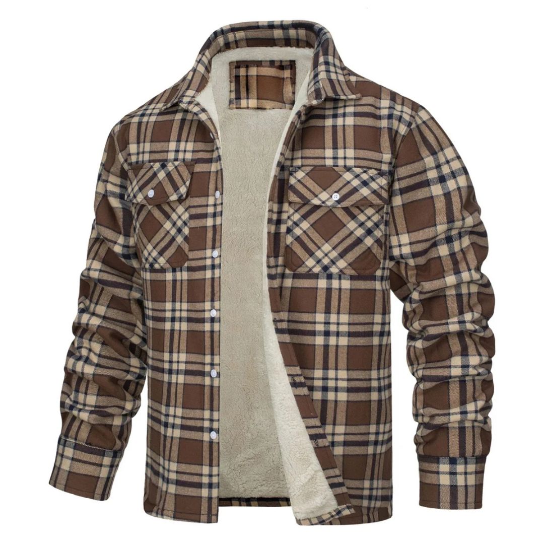 Fulvio · Chaqueta de cuadros con interior afelpado · Imagen 8