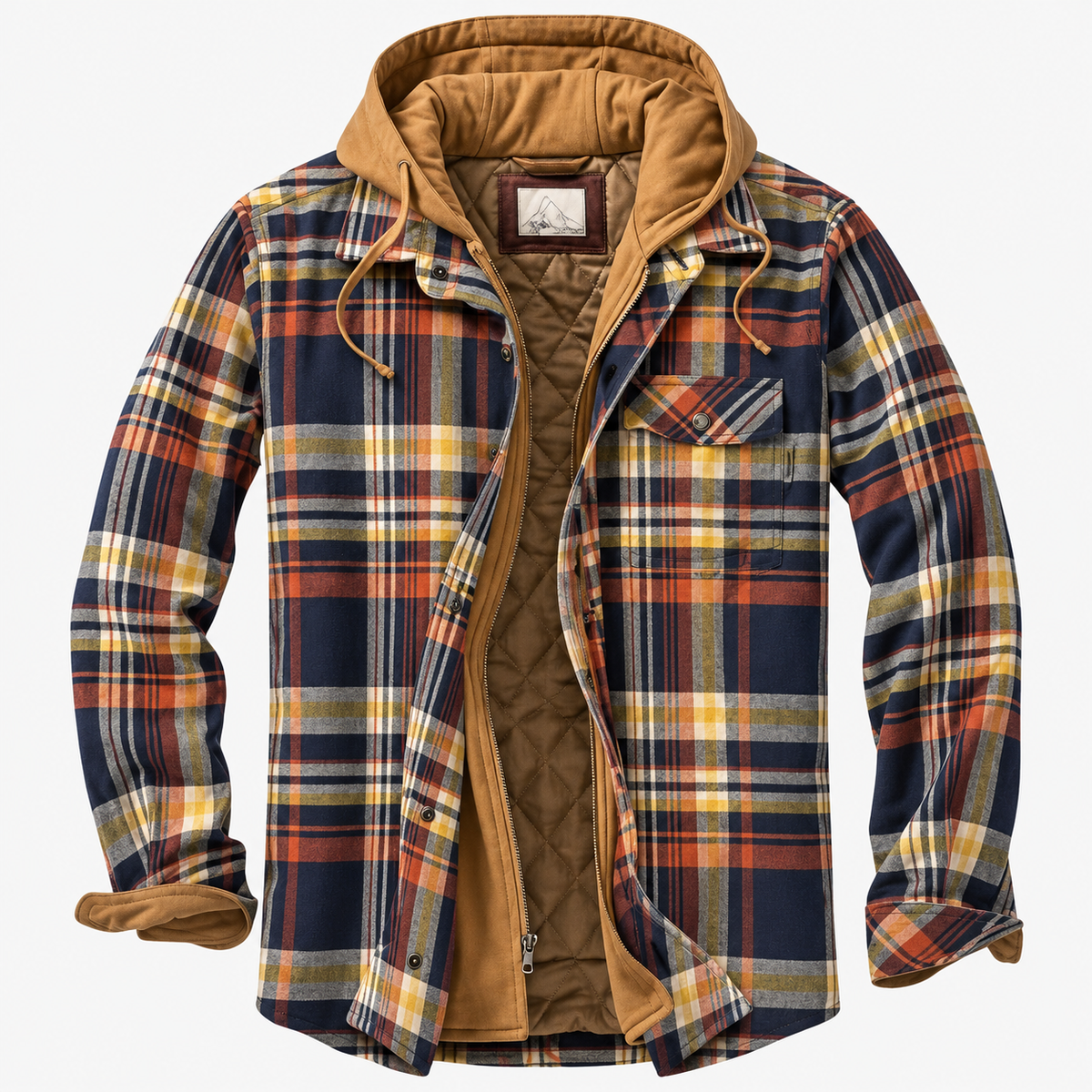 Alvise · Chaqueta de cuadros con capucha · Imagen 3