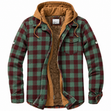 Alvise · Chaqueta de cuadros con capucha · Imagen 4
