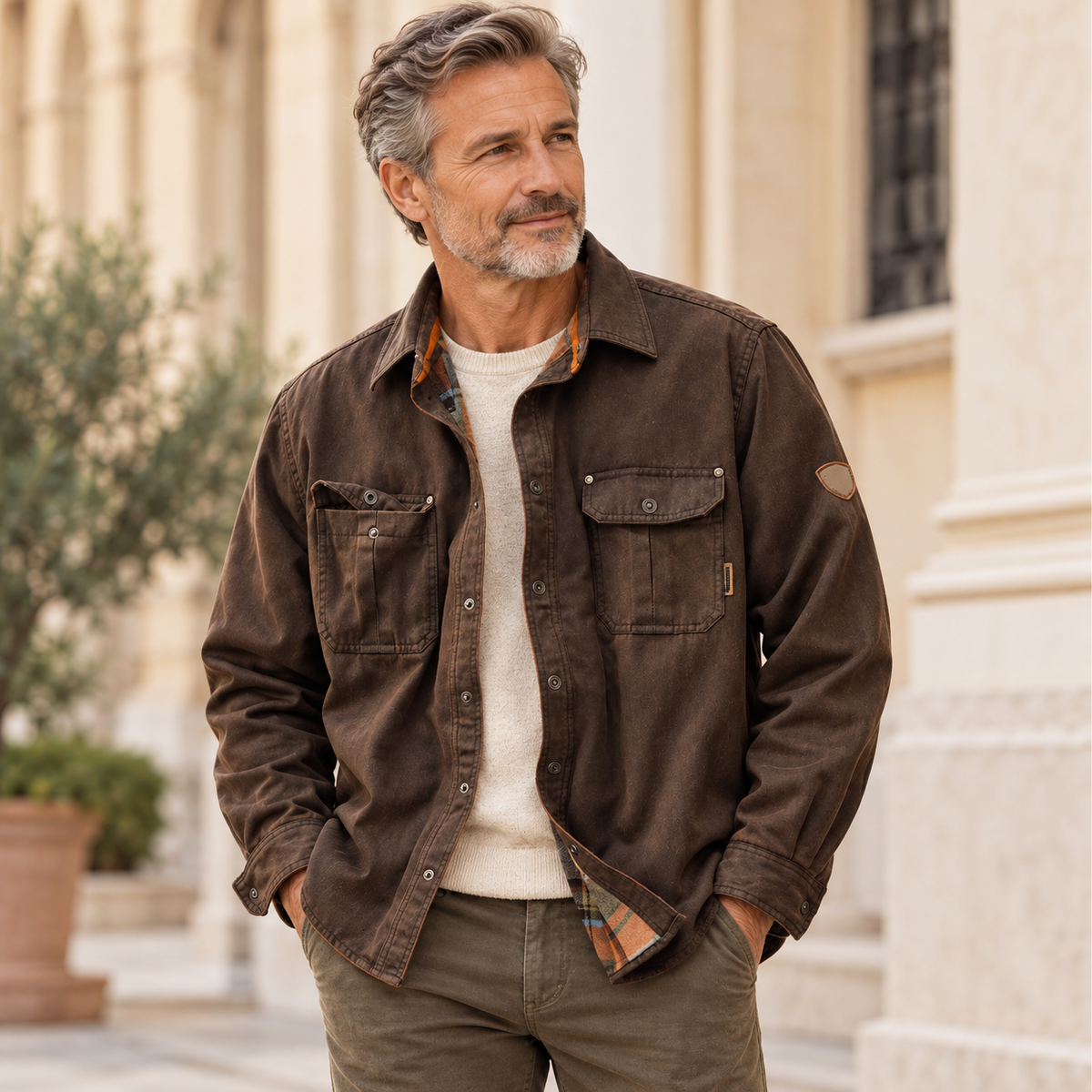 Ettore · Chaqueta casual de inspiración vintage · Imagen 1