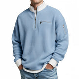 Loris · Jersey de textura waffle con media cremallera · Imagen 1