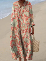 Fiamma · Vestido floral de capas · Imagen 4